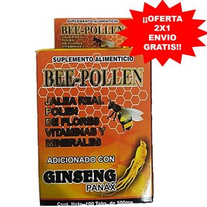 Multivitamínico Con Panax Y Giseng 2 Por 1 Envío Gratis Y Express Seguro Jalea Real Energizante Natural