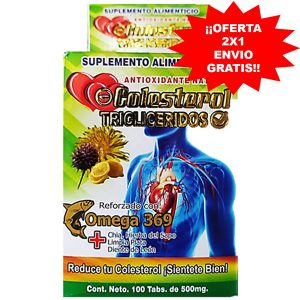 Tratamiento Alternativo Para Controlar O Regular Los Niveles De Colesterol Y Triglicéridos En El Cuerpo Reforzado Con Omega