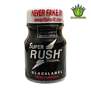 Popper Super Rush Original Black Label LGBT Inhalado Excitación Unisex Vigorizante 10 ml